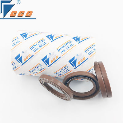 Standart FKM İskelet Yağ Keçesi Döner Mil Keçesi Kahverengi Yağ Keçeleri Korozyona Dayanıklı